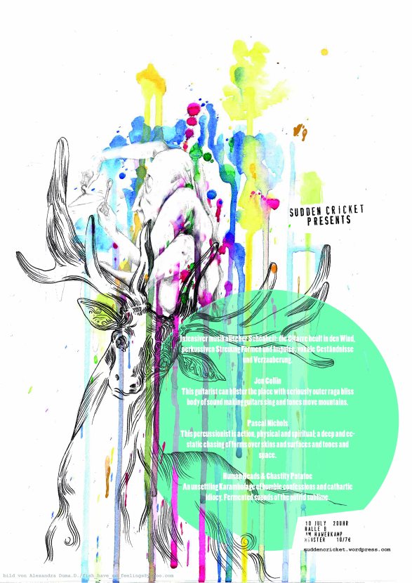 Alex Duma's poster for Jon Collin et al gig